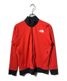 THE NORTH FACE（ザ ノース フェイス）の古着「エニータイムジャージージャケット/ジャージ」｜レッド×ブラック
