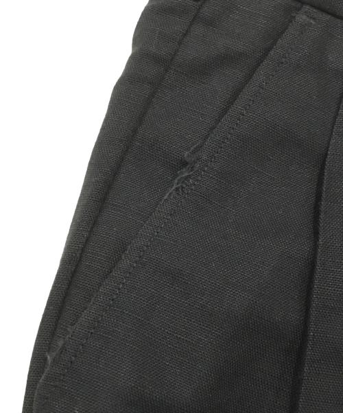 Cambridge Classics（ケンブリッジ・クラシックス）CAMBRIDGE CLASSICS (ケンブリッジ・クラシックス) リネン混オールドタックパンツ/ヴィンテージパンツ ブラック サイズ:34/30の古着・服飾アイテム