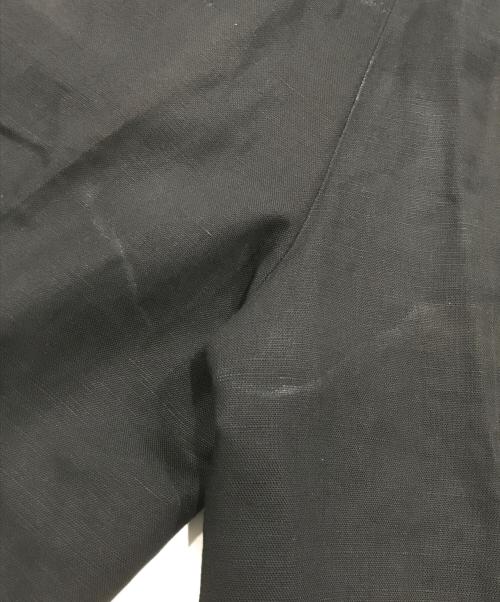 Cambridge Classics（ケンブリッジ・クラシックス）CAMBRIDGE CLASSICS (ケンブリッジ・クラシックス) リネン混オールドタックパンツ/ヴィンテージパンツ ブラック サイズ:34/30の古着・服飾アイテム