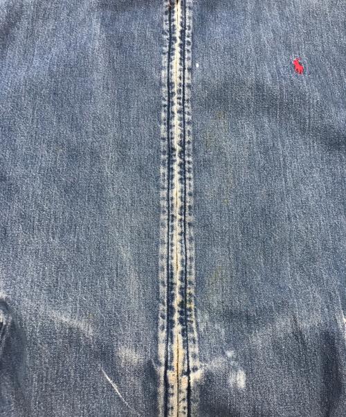 POLO RALPH LAUREN（ポロ・ラルフローレン）POLO RALPH LAUREN (ポロ・ラルフローレン) デニムブルゾン インディゴ サイズ:XXLの古着・服飾アイテム