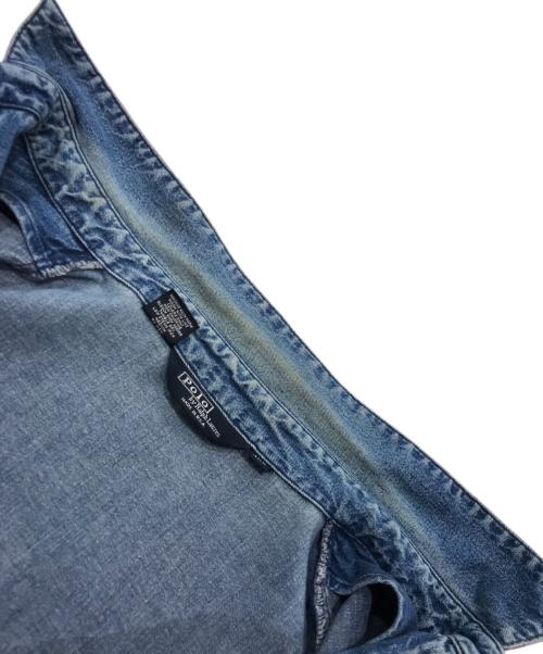 POLO RALPH LAUREN（ポロ・ラルフローレン）POLO RALPH LAUREN (ポロ・ラルフローレン) デニムブルゾン インディゴ サイズ:XXLの古着・服飾アイテム
