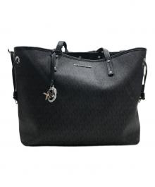 MICHAEL KORS（マイケル・コース）の古着「シグネチャートートバッグ/ラージトートバッグ」｜グレー