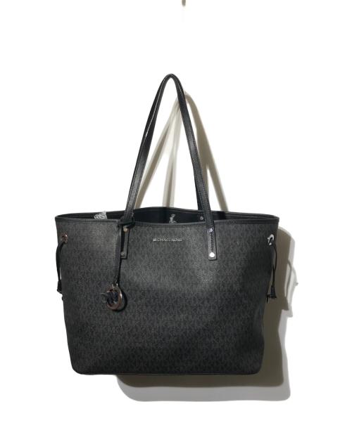 MICHAEL KORS（マイケル・コース）MICHAEL KORS (マイケル・コース) シグネチャートートバッグ/ラージトートバッグ グレーの古着・服飾アイテム