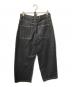 STUDIO NICHOLSON (スタジオ ニコルソン) ZARA (ザラ) デニムパンツ ブラック サイズ:USA:6 EU:38：5000円