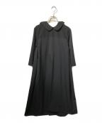 TAO COMME des GARCONSタオ コムデギャルソン）の古着「ウールギャバ後染ワンピース」｜ブラック