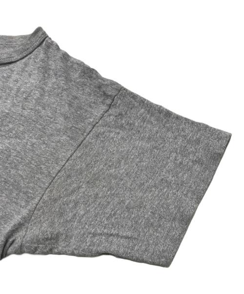 Champion（チャンピオン）Champion (チャンピオン) 80’S染み込み2段カレッジプリントTシャツ/半袖Tシャツ グレー サイズ:Lの古着・服飾アイテム