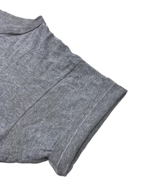 Champion（チャンピオン）Champion (チャンピオン) 80’S染み込み2段カレッジプリントTシャツ/半袖Tシャツ グレー サイズ:Lの古着・服飾アイテム