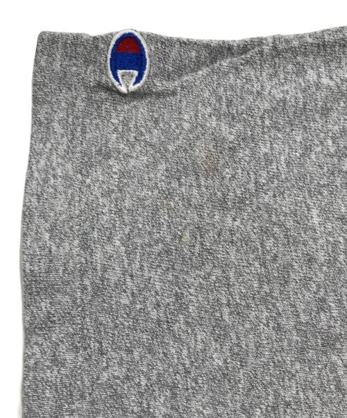 Champion（チャンピオン）Champion (チャンピオン) 80’S染み込み2段カレッジプリントTシャツ/半袖Tシャツ グレー サイズ:Lの古着・服飾アイテム