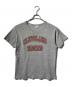 Champion（チャンピオン）の古着「80’S染み込み2段カレッジプリントTシャツ/半袖Tシャツ」｜グレー