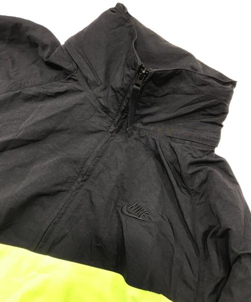 NIKE（ナイキ）NIKE (ナイキ) アノラックウーブンジャケット/ラグランスリーブジャケット 黄緑×ブラック サイズ:XLの古着・服飾アイテム