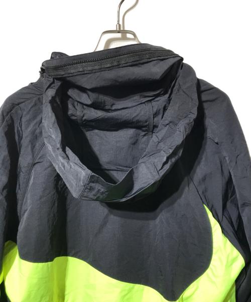 NIKE（ナイキ）NIKE (ナイキ) アノラックウーブンジャケット/ラグランスリーブジャケット 黄緑×ブラック サイズ:XLの古着・服飾アイテム