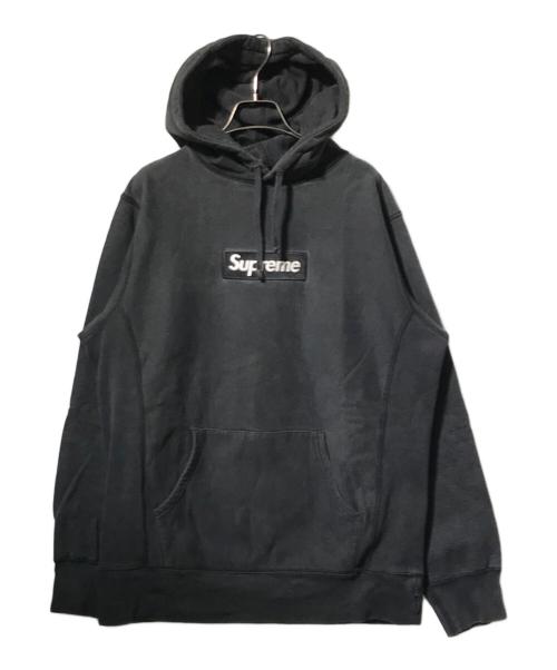 SUPREME（シュプリーム）Supreme (シュプリーム) ボックスロゴプルオーバーパーカー/ロゴフーディー グレー サイズ:Lの古着・服飾アイテム