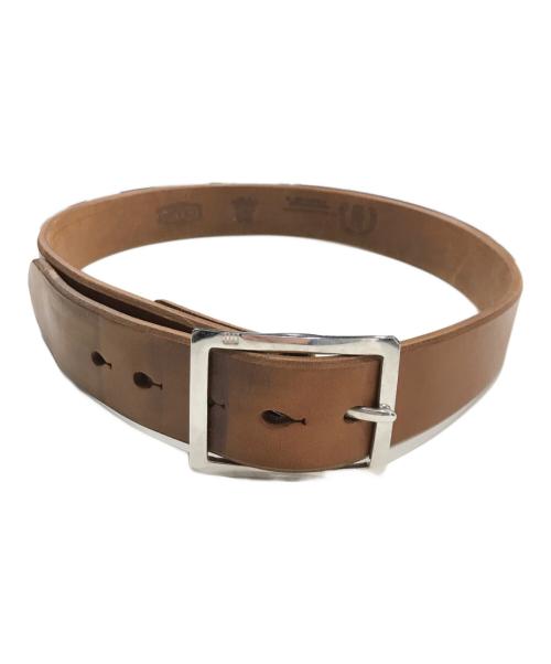 cramp（クランプ）CRAMP (クランプ) レザーベルト ブラウンの古着・服飾アイテム