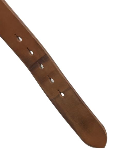 cramp（クランプ）CRAMP (クランプ) レザーベルト ブラウンの古着・服飾アイテム