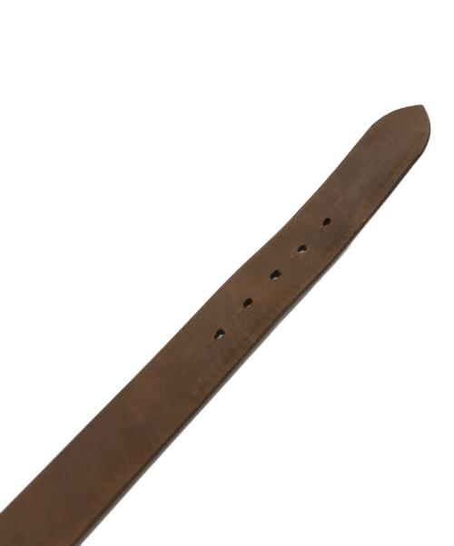 cramp（クランプ）CRAMP (クランプ) レザーベルト ブラウンの古着・服飾アイテム