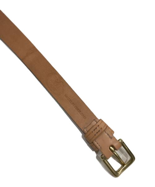 JABEZ CLIFF（ジャベツ クリフ）JABEZ CLIFF (ジャベツ クリフ) スティラップレザー ベルト ブラウンの古着・服飾アイテム