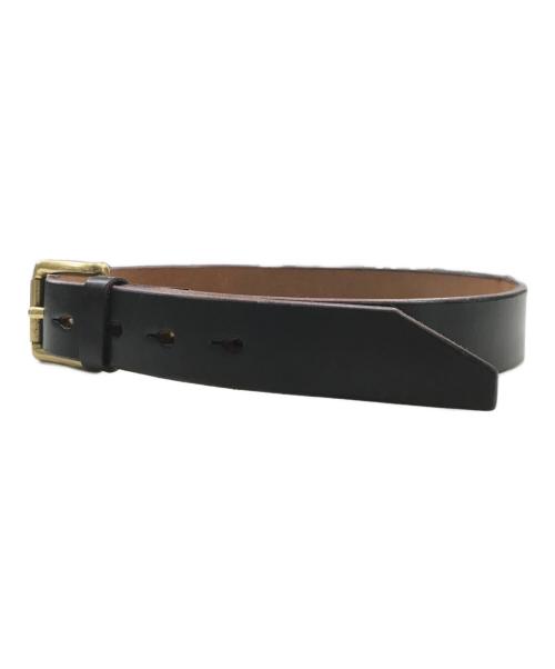 ART BROWN（アートブラウン）ART BROWN (アートブラウン) レザーベルト ブラックの古着・服飾アイテム