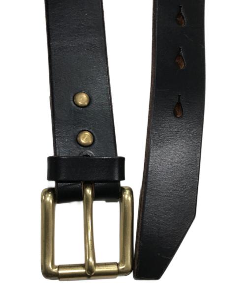 ART BROWN（アートブラウン）ART BROWN (アートブラウン) レザーベルト ブラックの古着・服飾アイテム