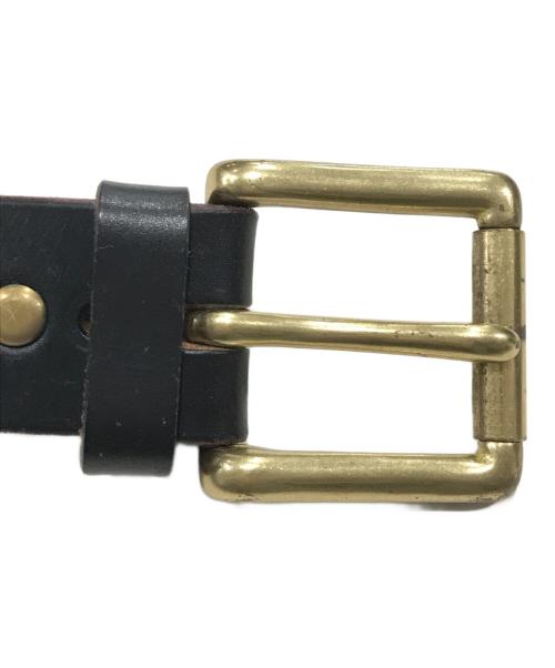 ART BROWN（アートブラウン）ART BROWN (アートブラウン) レザーベルト ブラックの古着・服飾アイテム