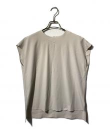 theory luxe（セオリーリュクス）の古着「フレンチスリーブブラウス」｜グレー