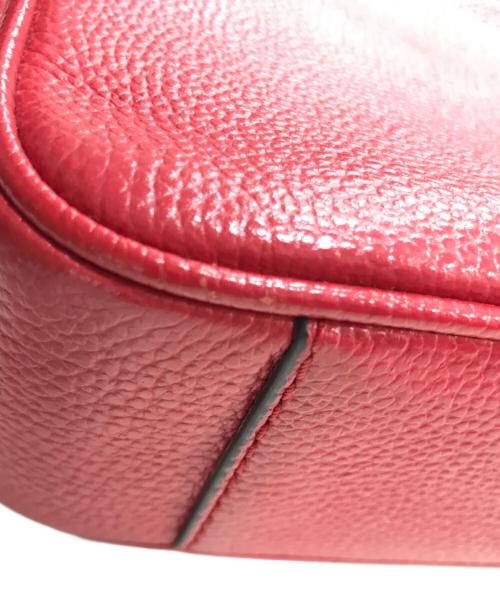 MICHAEL KORS（マイケル・コース）MICHAEL KORS (マイケル・コース) ショルダーバッグ/レザーバッグ レッドの古着・服飾アイテム