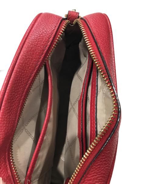 MICHAEL KORS（マイケル・コース）MICHAEL KORS (マイケル・コース) ショルダーバッグ/レザーバッグ レッドの古着・服飾アイテム