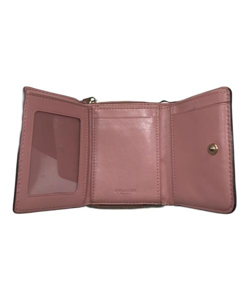 COACH（コーチ）COACH (コーチ) 3つ折り財布/折りたたみ財布 ベージュの古着・服飾アイテム