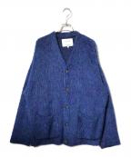 THE INOUE BROTHERSイノウエブラザーズ）の古着「シャギーカーディガン」｜ネイビー