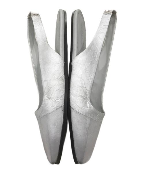 MM6 Maison Margiela（エムエムシックスメゾンマルジェラ）MM6 Maison Margiela (エムエムシックスメゾンマルジェラ) フラットパンプス/サンダル ホワイト サイズ:37の古着・服飾アイテム