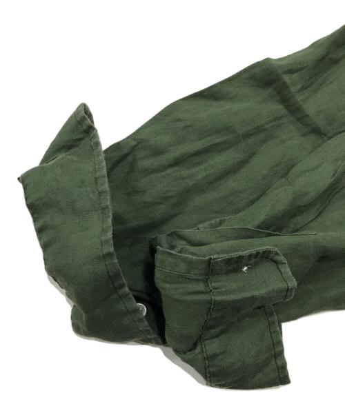 RALPH LAUREN（ラルフローレン）RALPH LAUREN (ラルフローレン) リネンシャツ/長袖シャツ グリーン サイズ:Mの古着・服飾アイテム