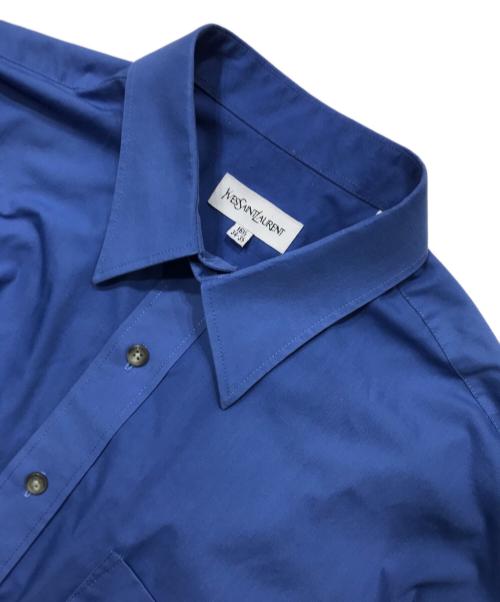 Yves Saint Laurent（イヴサンローラン）Yves Saint Laurent (イヴサンローラン) 長袖シャツ/ボタンシャツ ブルー サイズ:16.5の古着・服飾アイテム
