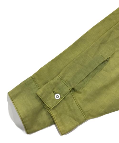 VAN HEUSEN（ヴァンヒューセン/バンヒューゼン）VAN HEUSEN (ヴァンヒューセン/バンヒューゼン) ヴィンテージシャツ/長袖シャツ/オープンカラーシャツ カーキ サイズ:Mの古着・服飾アイテム