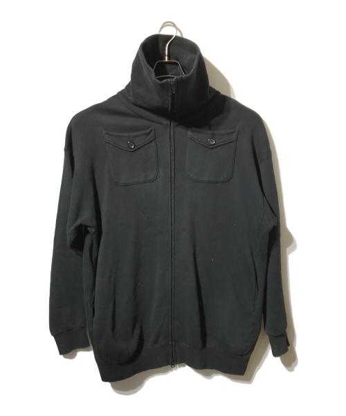Y's（ワイズ）Y's (ワイズ) ジップアップスウェット/タートルネックスウェット ブラック サイズ:2の古着・服飾アイテム