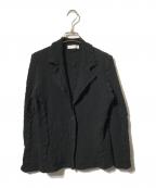 me ISSEY MIYAKEミーイッセイ ミヤケ）の古着「カジュアルジャケット/テーラードジャケット」｜ブラック