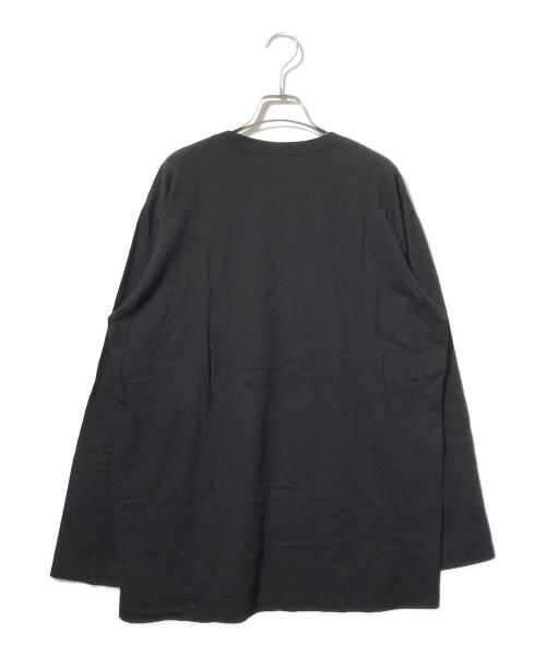 WILD SIDE YOHJI YAMAMOTO（ワイルドサイド ヨウジ ヤマモト）WILD SIDE YOHJI YAMAMOTO (ワイルドサイド ヨウジ ヤマモト) ロングスリーブカットソー/長袖カットソー ブラック サイズ:4の古着・服飾アイテム