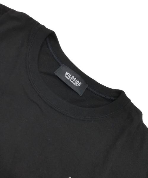 WILD SIDE YOHJI YAMAMOTO（ワイルドサイド ヨウジ ヤマモト）WILD SIDE YOHJI YAMAMOTO (ワイルドサイド ヨウジ ヤマモト) ロングスリーブカットソー/長袖カットソー ブラック サイズ:4の古着・服飾アイテム