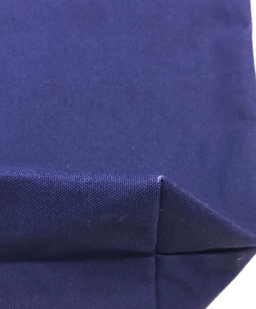 WILD SIDE YOHJI YAMAMOTO（ワイルドサイド ヨウジ ヤマモト）WILD SIDE YOHJI YAMAMOTO (ワイルドサイド ヨウジ ヤマモト) 一澤帆布 (イチザワハンプ) 綿帆布製手さげかばん ネイビーの古着・服飾アイテム