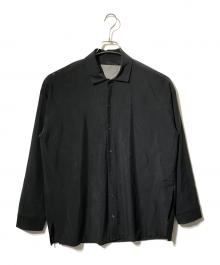 ONE GRAVITY（ワングラヴィティ）の古着「パワーネットオーバーレイヤーシャツ/長袖シャツ」｜ブラック