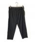 ONE GRAVITY（ワングラヴィティ）の古着「パワーネットイージーパンツ/8分丈パンツ」｜ブラック