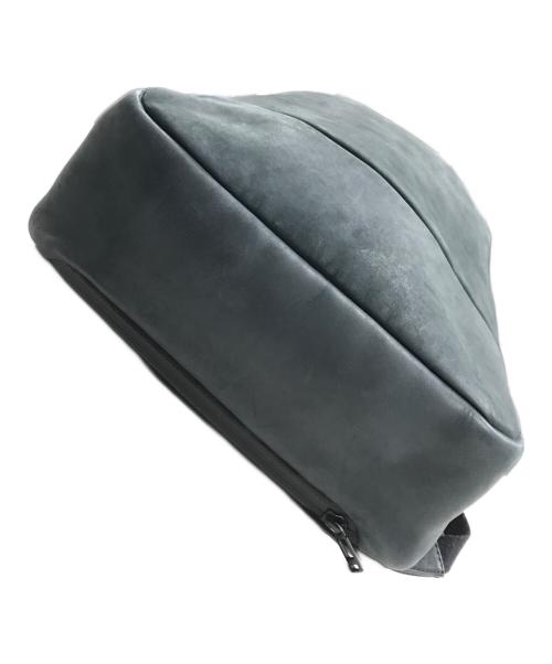 SALZEN（サルゼン）SALZEN (サルゼン) レザーバックパック/レザーリュック グレーの古着・服飾アイテム