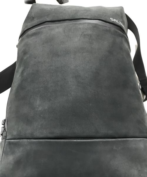 SALZEN（サルゼン）SALZEN (サルゼン) レザーバックパック/レザーリュック グレーの古着・服飾アイテム
