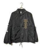 ATMOSアトモス）の古着「コーチジャケット/刺繍ジャケット」｜ブラック