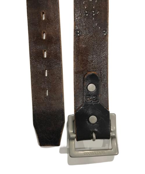 htc（エイチティーシー）htc (エイチティーシー) フラワースタッズベルト ブラウンの古着・服飾アイテム