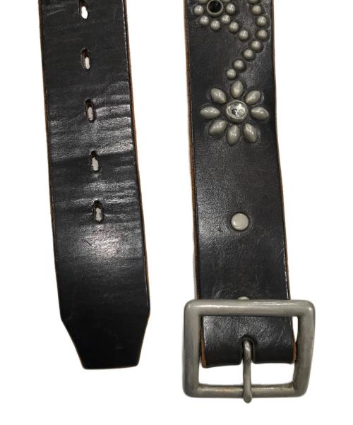 htc（エイチティーシー）htc (エイチティーシー) スタッズベルト ブラウンの古着・服飾アイテム