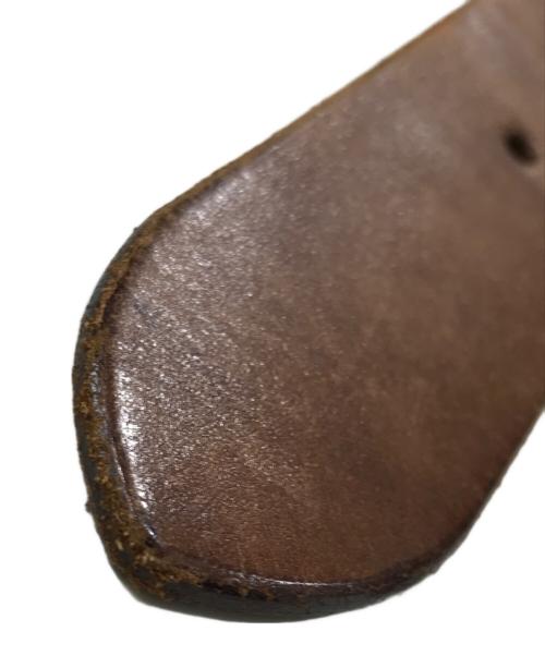 SUGAR CANE（シュガーケーン）SUGAR CANE (シュガーケーン) スタッズベルト ブラウンの古着・服飾アイテム