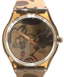 SWATCH×VERDY（スウォッチ×ヴェルディ）の古着「リストウォッチ」｜ブラウン