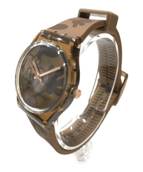 SWATCH（スウォッチ）SWATCH (スウォッチ) VERDY (ヴェルディ) リストウォッチ ブラウンの古着・服飾アイテム