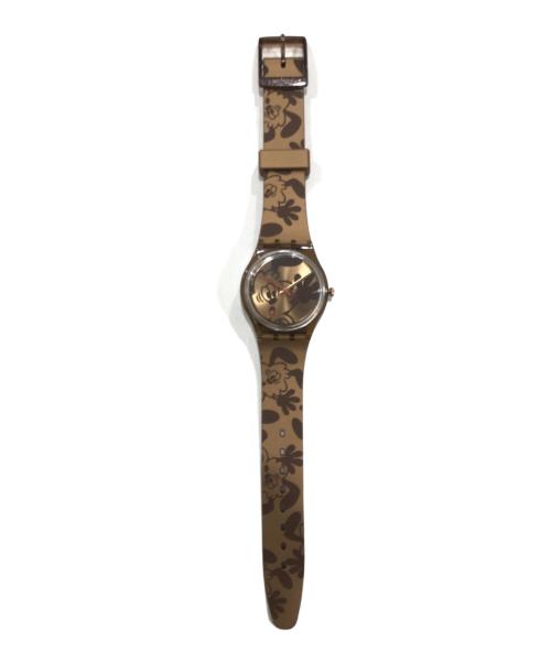 SWATCH（スウォッチ）SWATCH (スウォッチ) VERDY (ヴェルディ) リストウォッチ ブラウンの古着・服飾アイテム