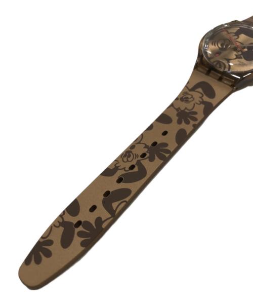 SWATCH（スウォッチ）SWATCH (スウォッチ) VERDY (ヴェルディ) リストウォッチ ブラウンの古着・服飾アイテム