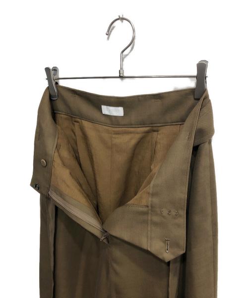 BALLSEY（ボールジィ）BALLSEY (ボールジィ) ワイドパンツ／ベルト付きスラックス ブラウン サイズ:36の古着・服飾アイテム